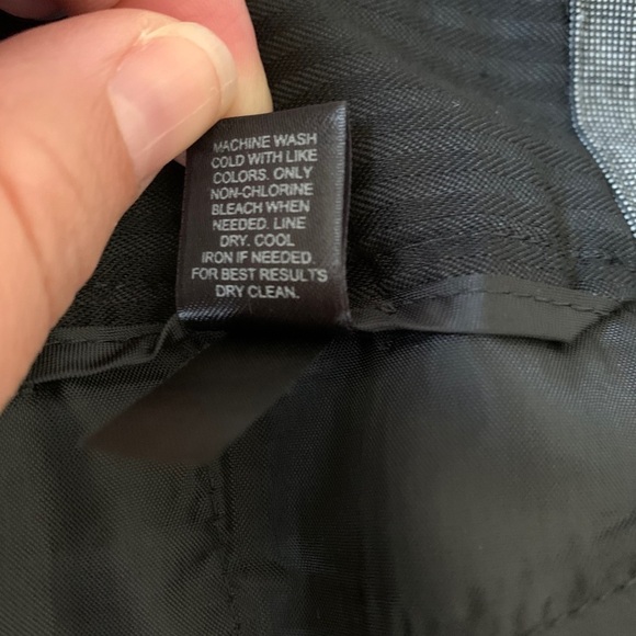 Express design studio grey charcoal check pattern size 8 stovepipe career - Picture 16 of 16